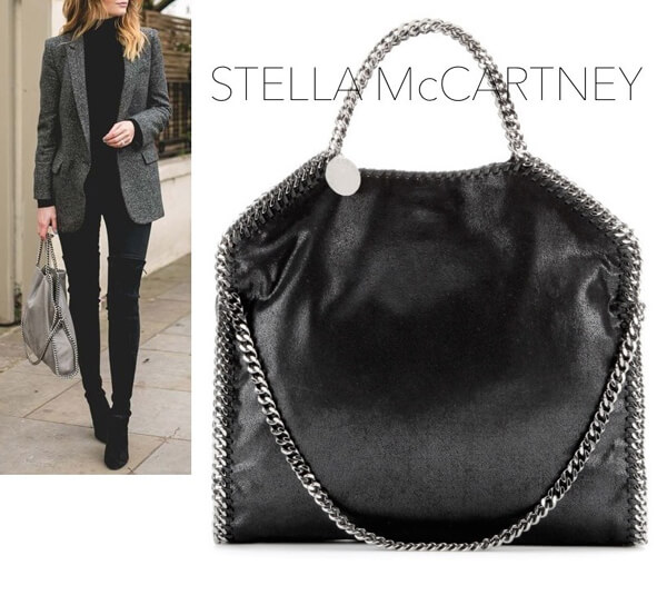 Stella McCartney ステラマッカートニー スーパーコピー 3本チェーントート 黒 234387W91321000